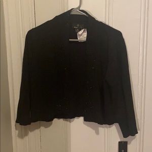 NWT Black glittery shawl